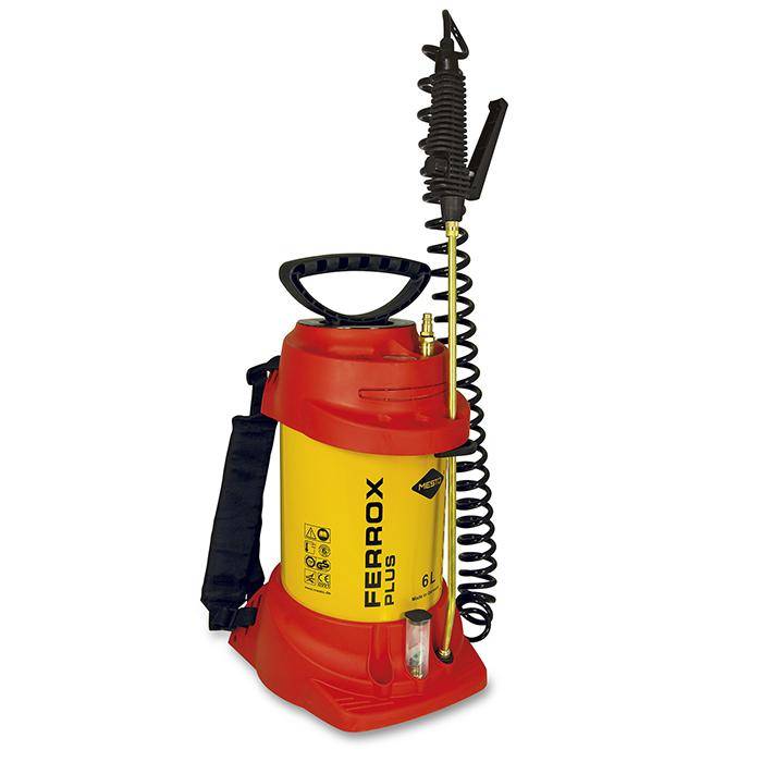 Hochdrucksprühgerät "FERROX PLUS" - mit FPM-Dichtung - 6 bar - Füllinhalt 6 l - Gesamtinhalt 9 l