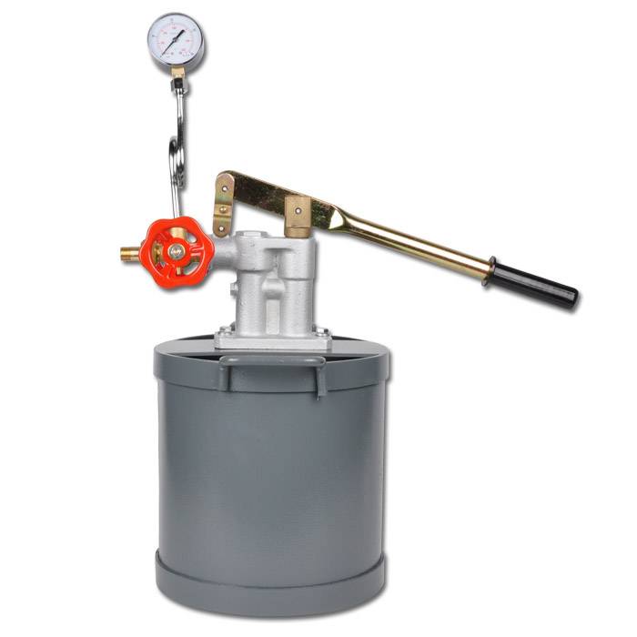 Prüfpumpe Binda PI 25 - 25 bar - Anschluss-Ø 3/8 Zoll außen - Behältervolumen 12 l