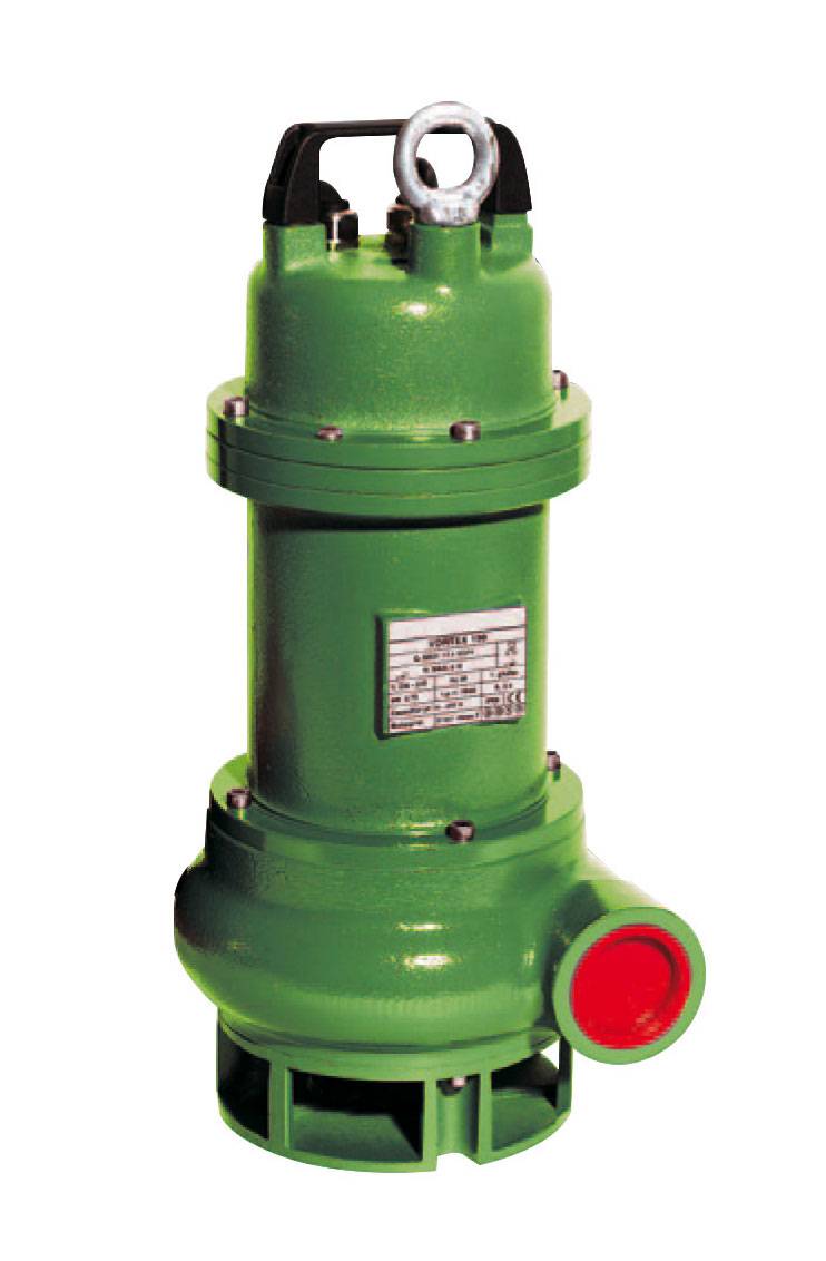 Schmutzwasserpumpe Vortex - max. 1,1 kW - max. 450 l/min - Korngröße max. 50 mm - ohne Schwimmschalter