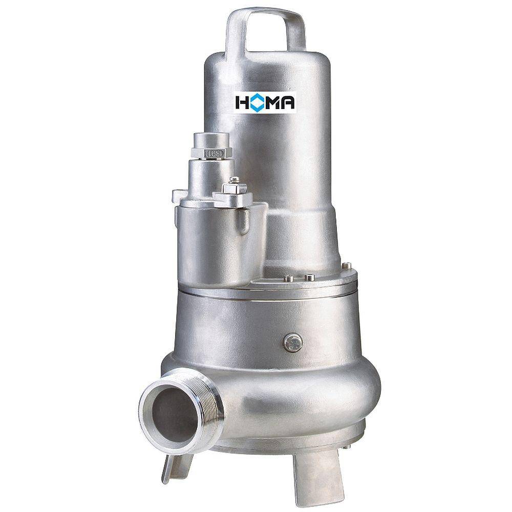 Edelstahl-Tauchmotorpumpe CTP 50 D Ex - max. 1,9 kW - max. 36,6 m³/h - für chemisch aggressive Medien