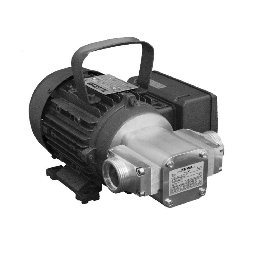 Impellerpumpe UNISTAR 2000 C - 90 l/min - 5 bar - 230 V - 2800 U/min - mit Motor, Kabel und Stecker - L/R-Lauf