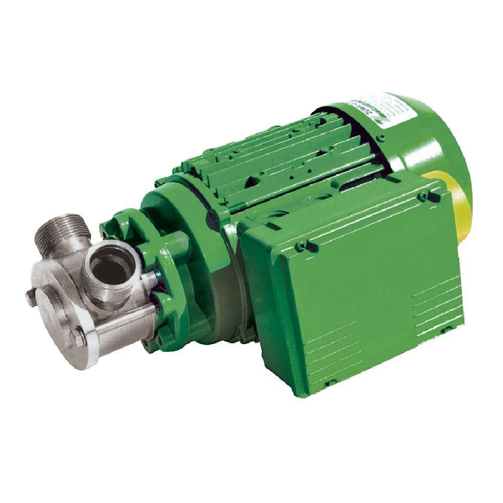 Impellerpumpe NIROSTAR 2000-C/PF - 96 l/min - 3 bar - 230 V - 1400 U/min - mit Motor, Kabel und Stecker