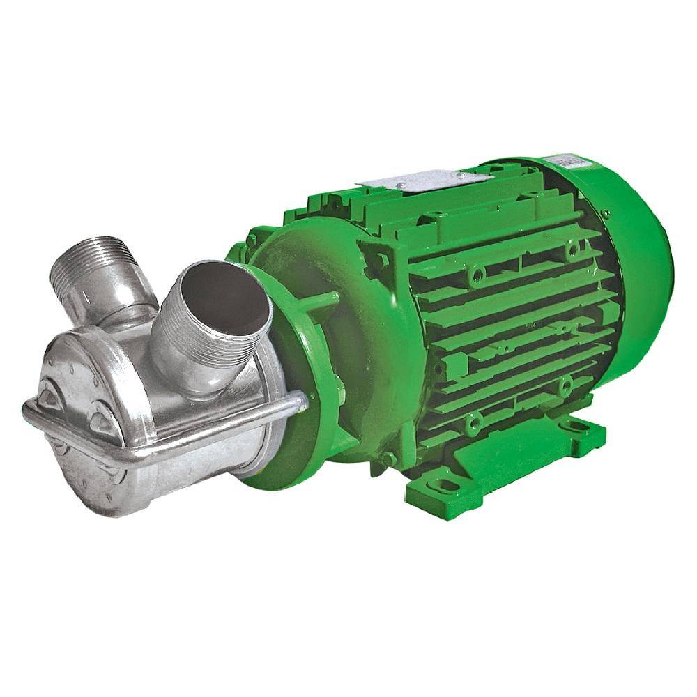 Impellerpumpe Nirostar 2000-D/PF - 115 l/min - 3 bar - 230 V - 900 U/min - mit Motor, Kabel und Stecker