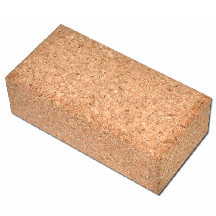 Kork-Schleifklotz - Kork - Maße 120 x 40 x 60 mm - VE 10 Stück - Preis per VE