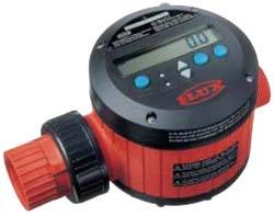 Flüssigkeitsmengenmesser - FMC 100 PP/1/F - Taumelscheibenprinzip - Anschluss beiderseits G 1 1/4A - G 1 1/4A - 7-stellige LCD-Anzeige