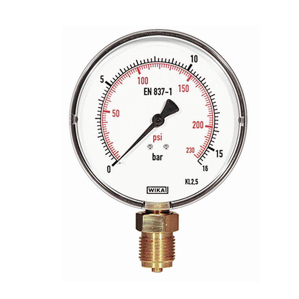 Feinskaliertes Manometer - 16 bar