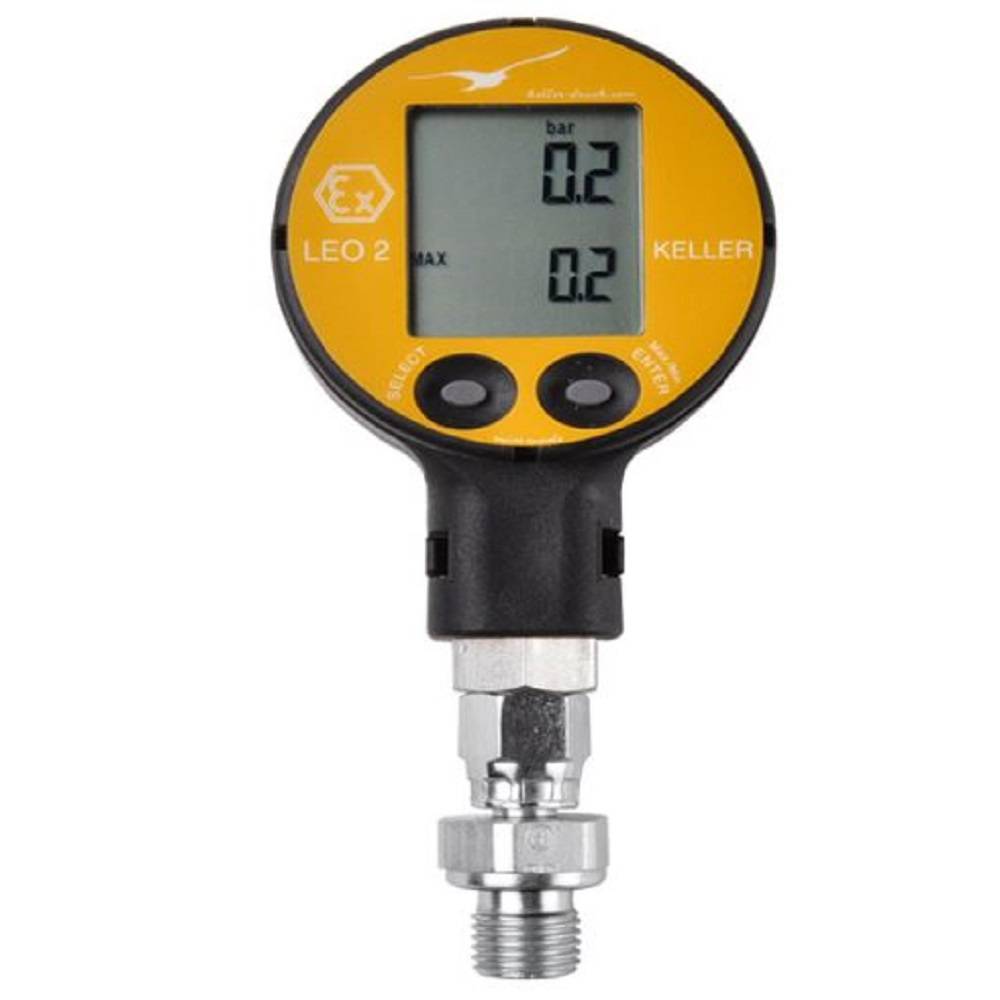 Digitales Manometer Typ Leo 2 - Zubehör für Handpumpe K/P und HTP1 - Überdruck bis 10 bar - EEx - Genauigkeit RT <0,1% FS