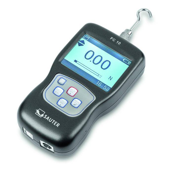 Digitales Kraftmessgerät - max. Messbereich 100 N - Ablesbarkeit [d] 0,1 N