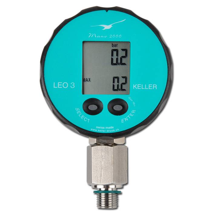 LEO 3 - Drucktransmitter mit digitaler Anzeige und digitalem Ausgang 4...20mA - Druckbereich PAA 0...4 bar
