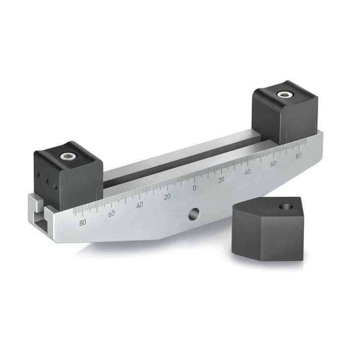 Biegevorrichtung - max. Belastung 2,5 kN - mittige Skala 80-0-80 mm