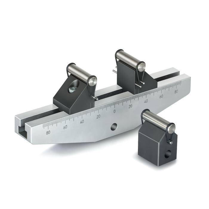 Biegevorrichtung - max. Belastung 10 kN - mit Radienrollen