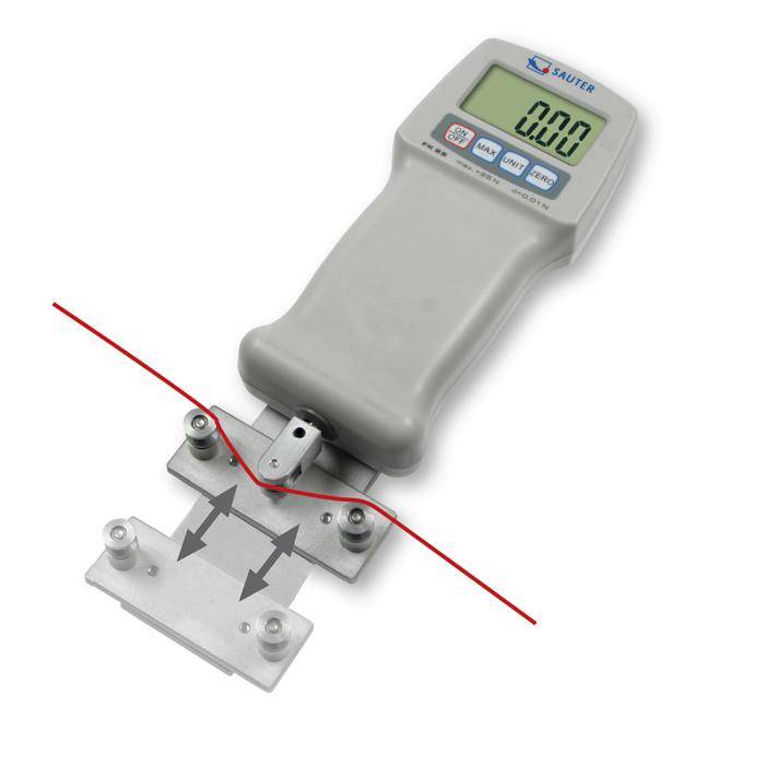 Tensiometer - Aufsatz mit Safe-insert-Funktion - max. Belastung 250 N