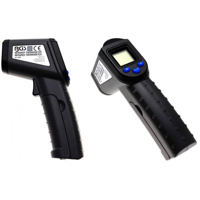 Digital-Laser Thermometer - von -50°C bis +500°C - Messzeit ca. 1 Sekunde