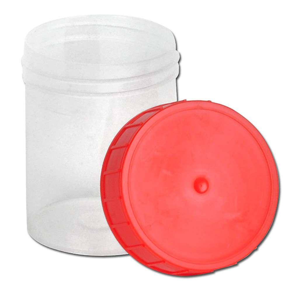 Probenbecher - mit Deckel - 125 ml