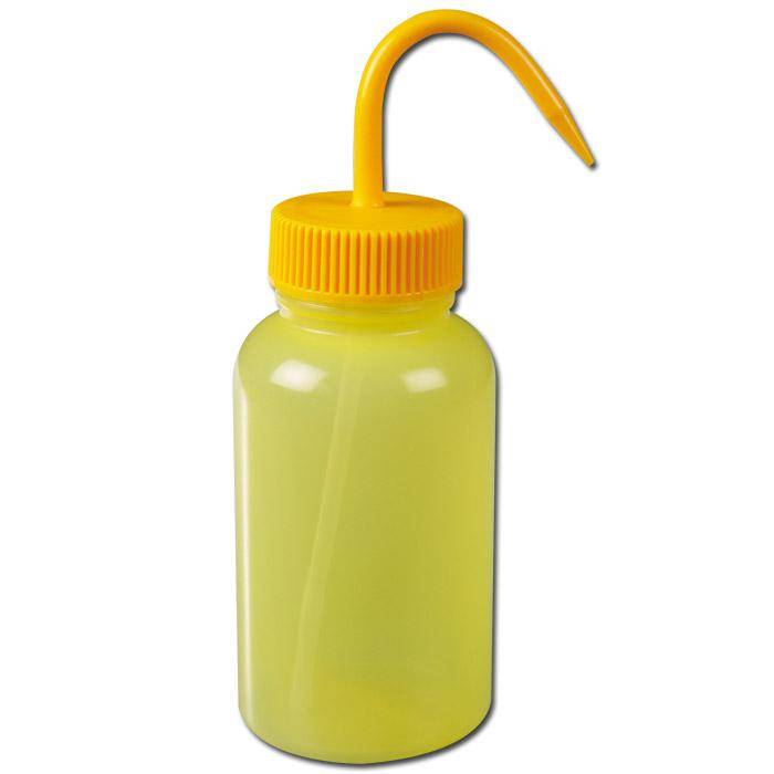 Industrie-Spritz-Flasche - 500 ml - LDPE-gelbtransparent - mit Lichtschutz