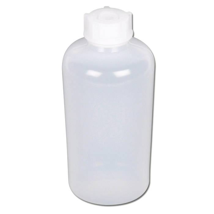 Industrie-Flasche - 250 ml - LDPE transparent - mit Schraubverschluss