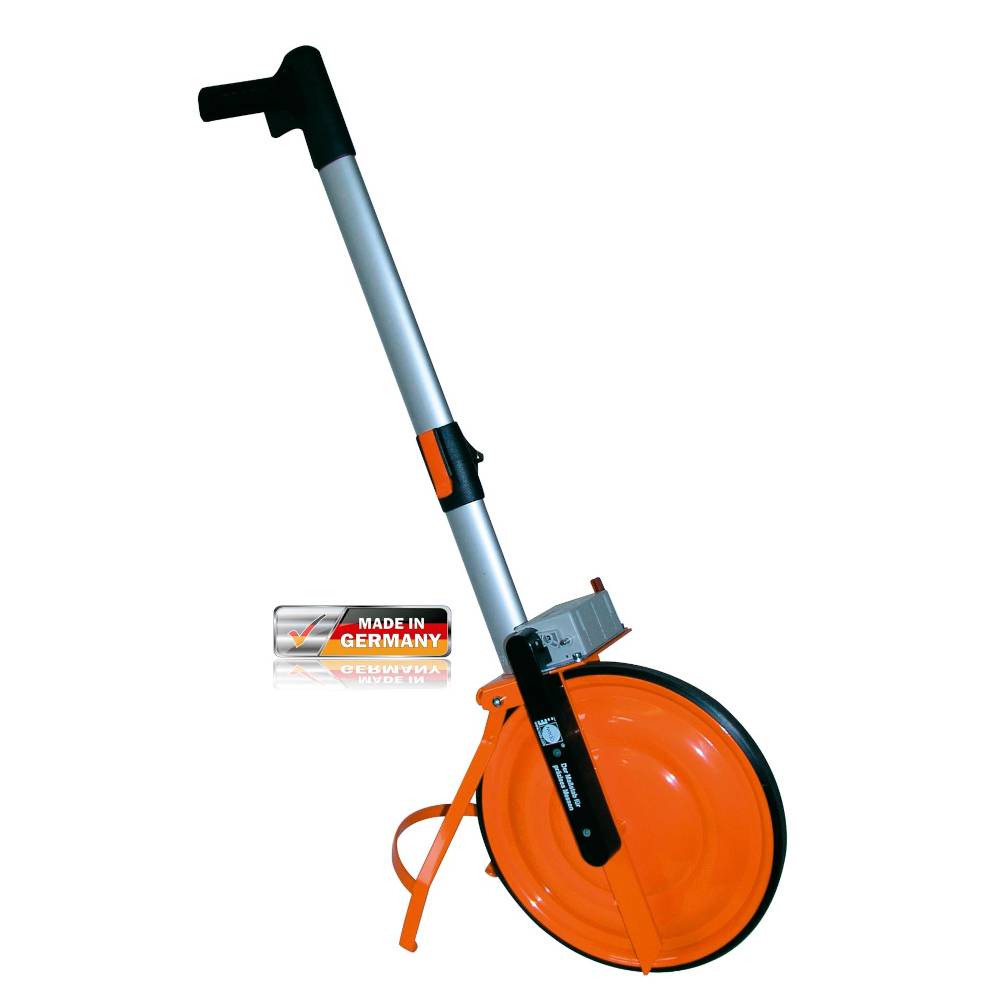 Nedo Super-Messrad - extra hohe Zählwerkauflösung - Radumfang 1 m - Messbereich bis 9999,99 m - Eichvorbereitet für Österreich