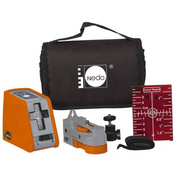 Nedo X-Liner5P -Selbstnivellierender 5-Punkt-Laser
