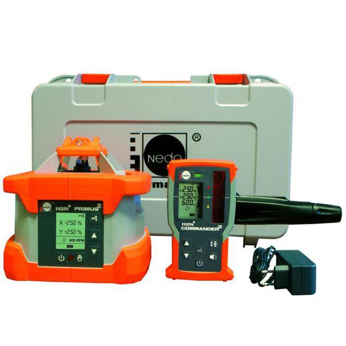 Nedo Rotationslaser PRIMUS² H2N+ - autom. Zweiachs-Neigungslaser - mit autom. Nachnivellierung