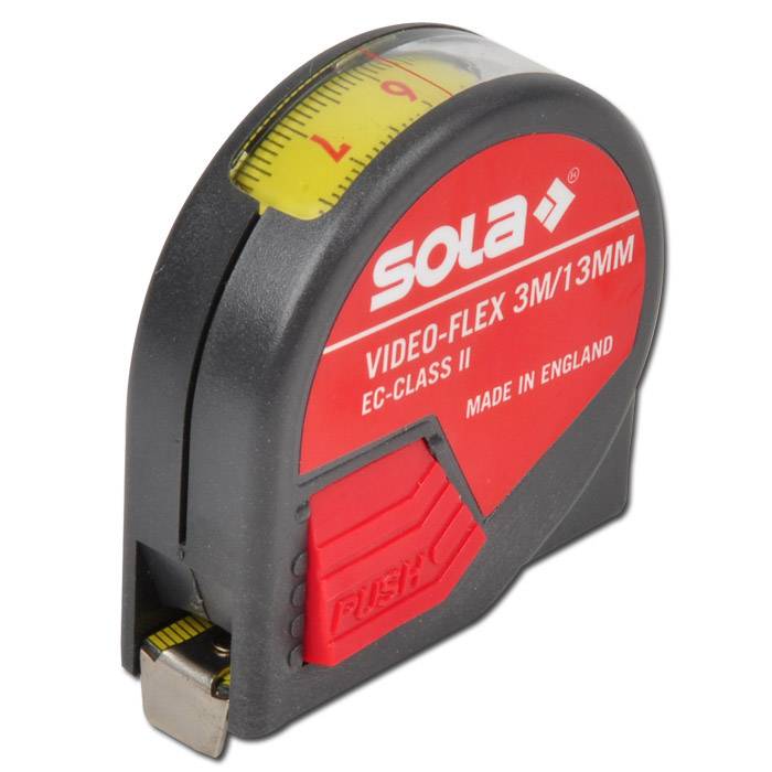 Rollbandmaß "Sola Video-Flex" - Stahlband - Länge 3 m