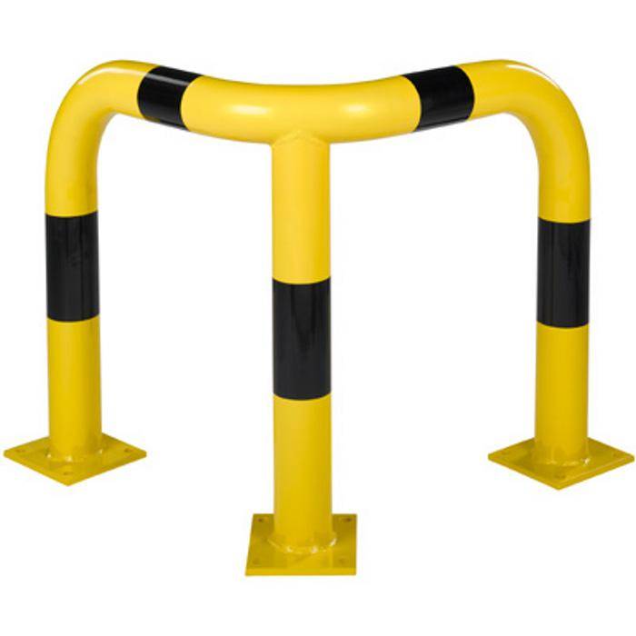 Ramm-Schutz - Höhe 600 mm - 90° - gelb/ schwarz - Stahl