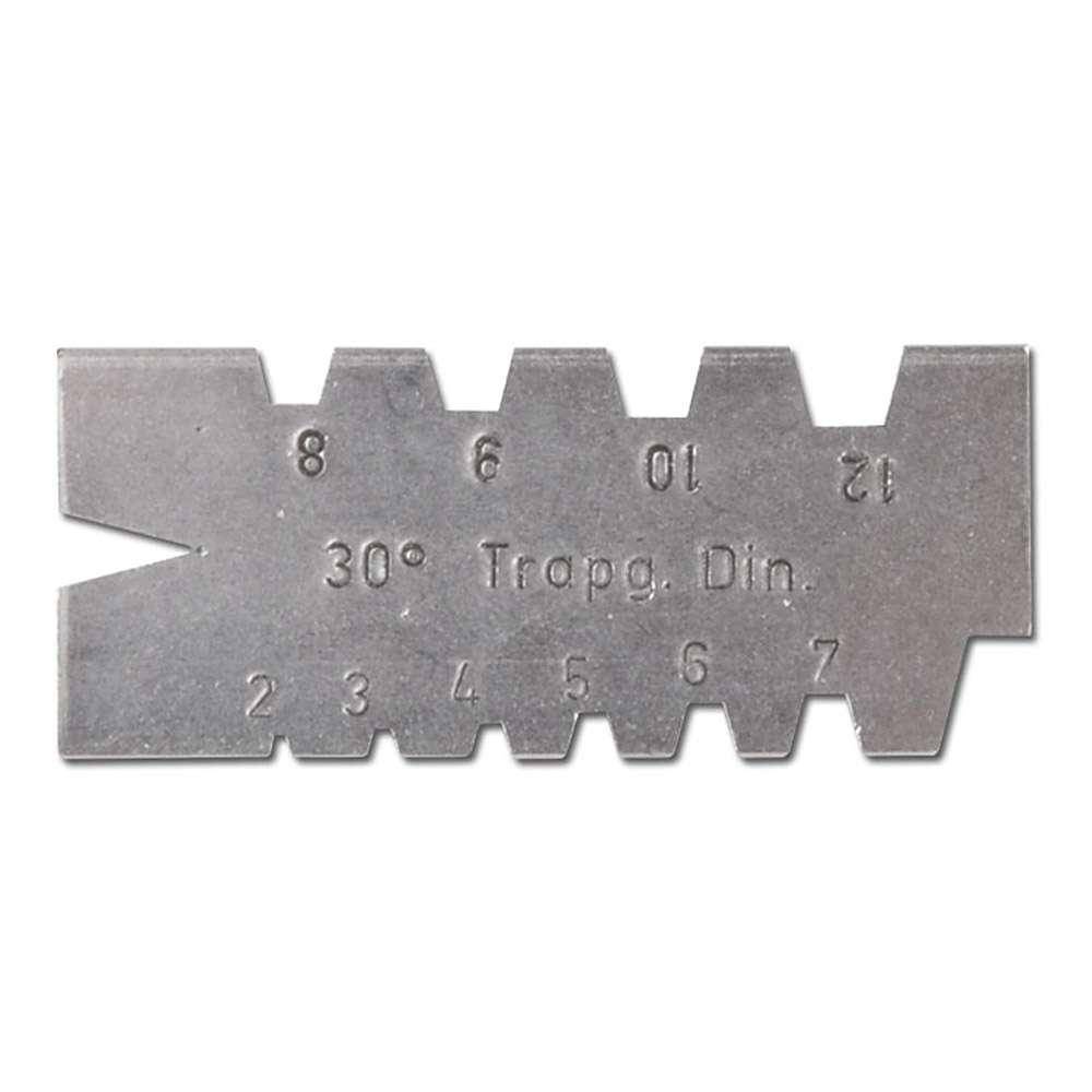 Trapezgewinde-Stahllehre - 2 bis 12mm Steigung - DIN 103