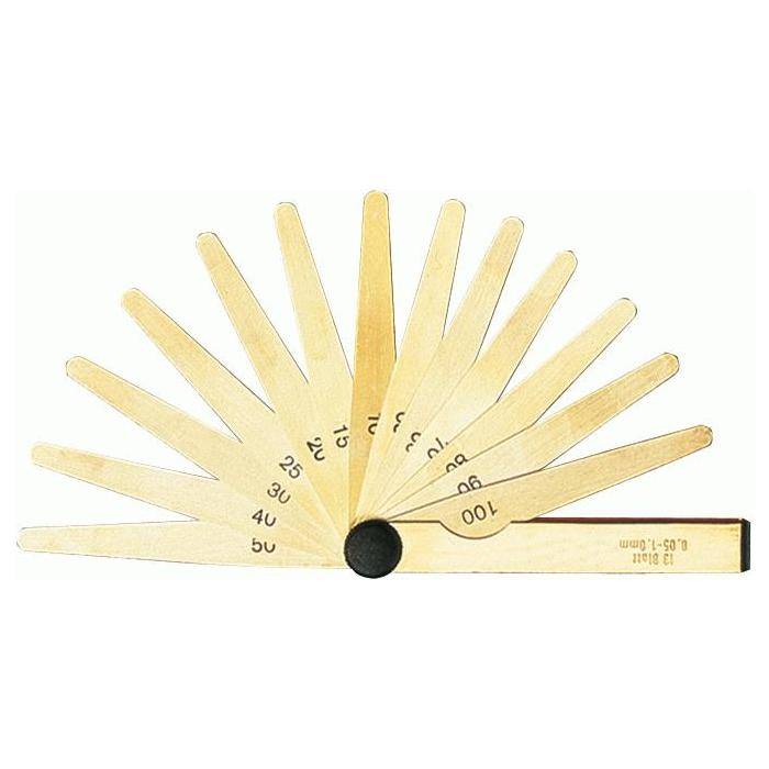 Präzisions-Fühlerlehre - MS - Messbereich 0,05 bis 1mm - 20 Blatt