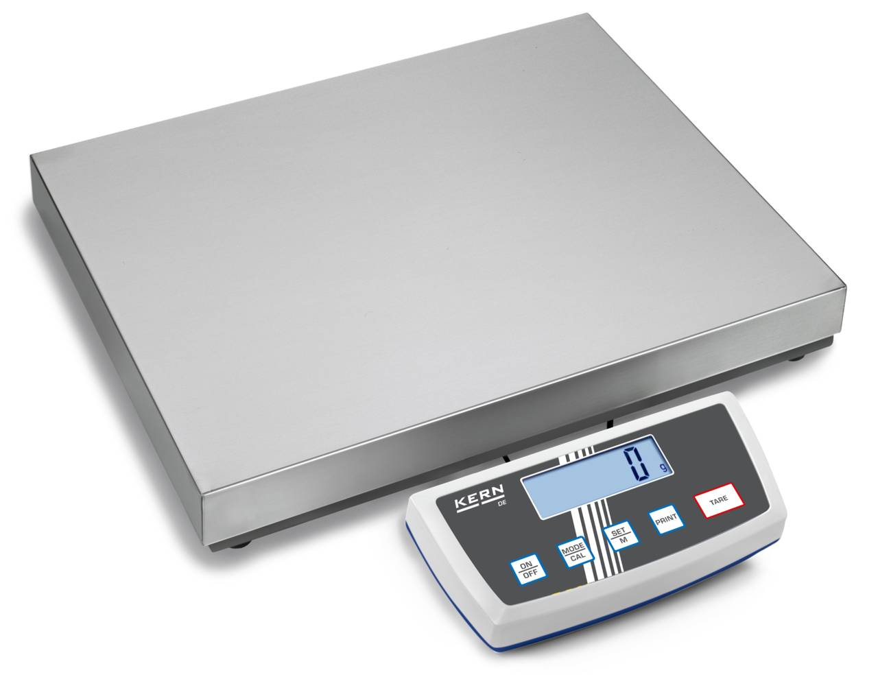 Platten-Waage - Edelstahl - bis 150 kg - Ablesbarkeit 50 g - mit Digitalanzeige