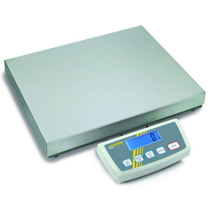 Platten-Waage - Edelstahl - bis 150 kg - Ablesbarkeit 50 g - mit Digitalanzeige