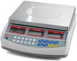 Zählwaage HWZ - - Meßbereich bis 6 kg - Ableseschritt 0,2 g - mit 3-fach Display - Industrieausführung - Abmessungen 320x340x125 mm
