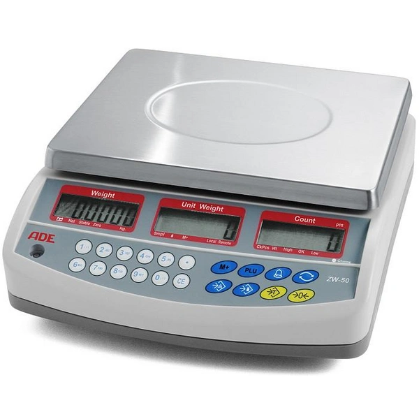 Zähl-Waage - ZW50 - bis 3 kg - Ziffernschritt 0,1 g - mit Display - ungeeicht Zähl-Waage - ZW50 - bis 3 kg - Ziffernschritt 0,1 g - mit Display - ungeeicht