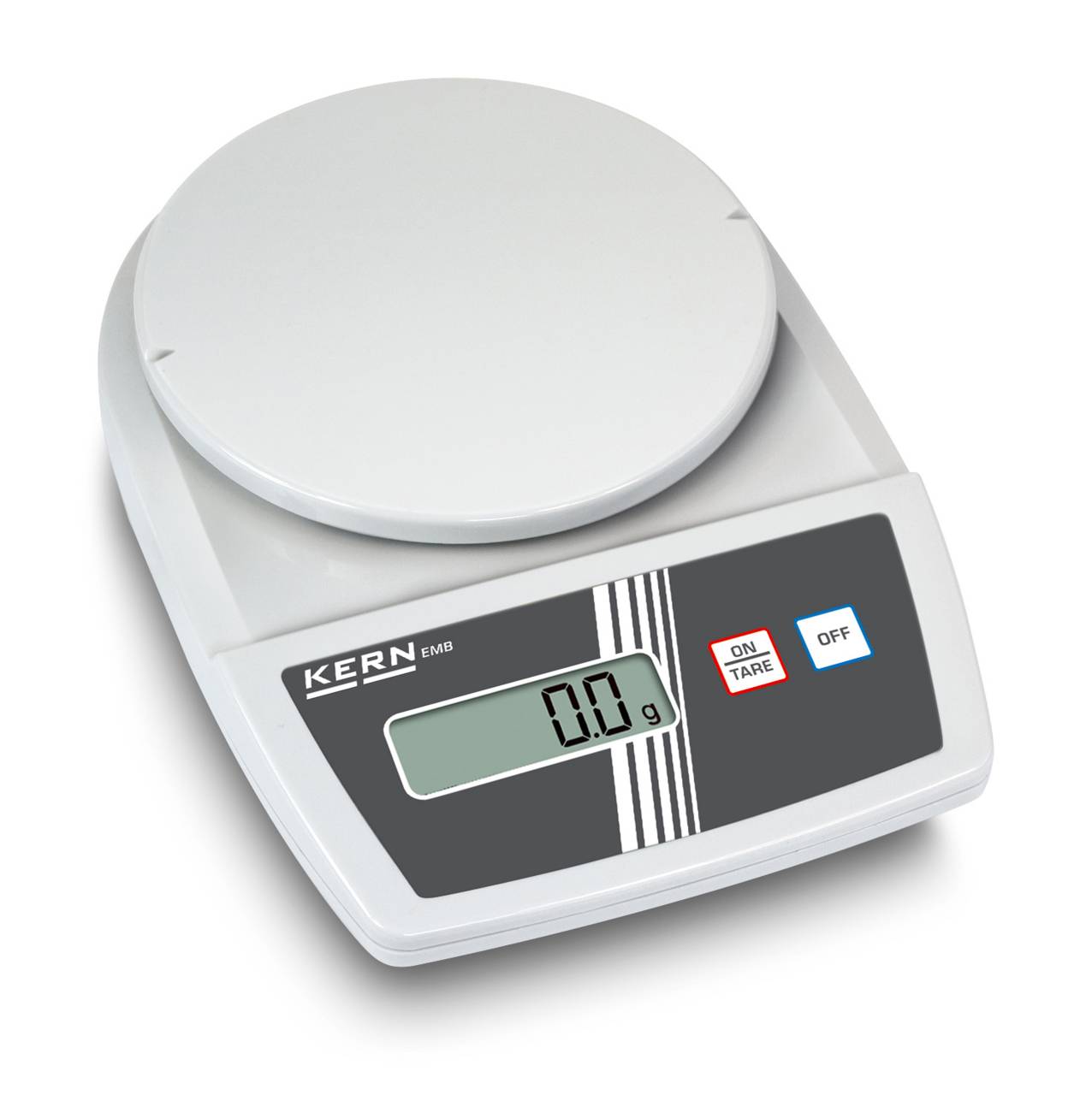 Kleinteil-Waage - bis 500 g - 365x365 mm - Ø 105 mm - Kunststoff - mit Digitalanzeige