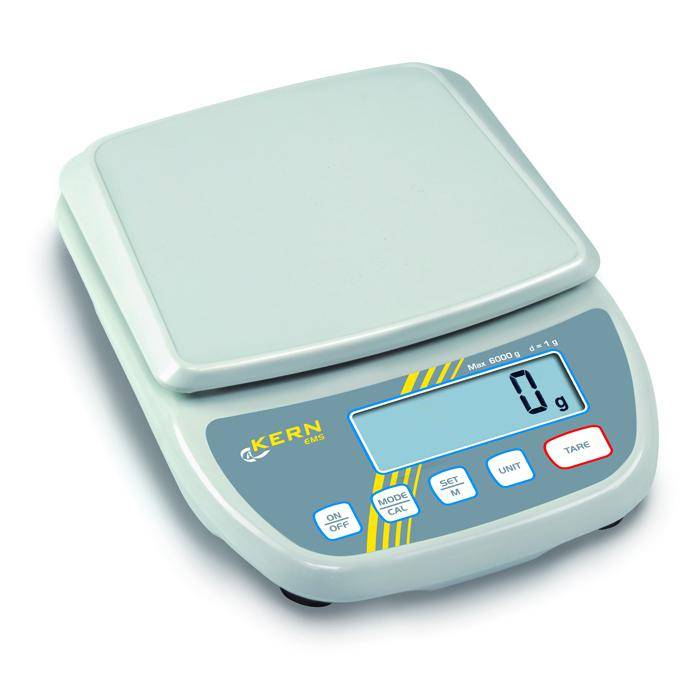 Waage - max. Wägebereich 3 kg - Ablesbarkeit [d] 0,01 g - Reproduzierbarkeit 0,02 g - Linearität +/- 0,05 g - Größe Wägeplatte 175 x 190 mm - kle