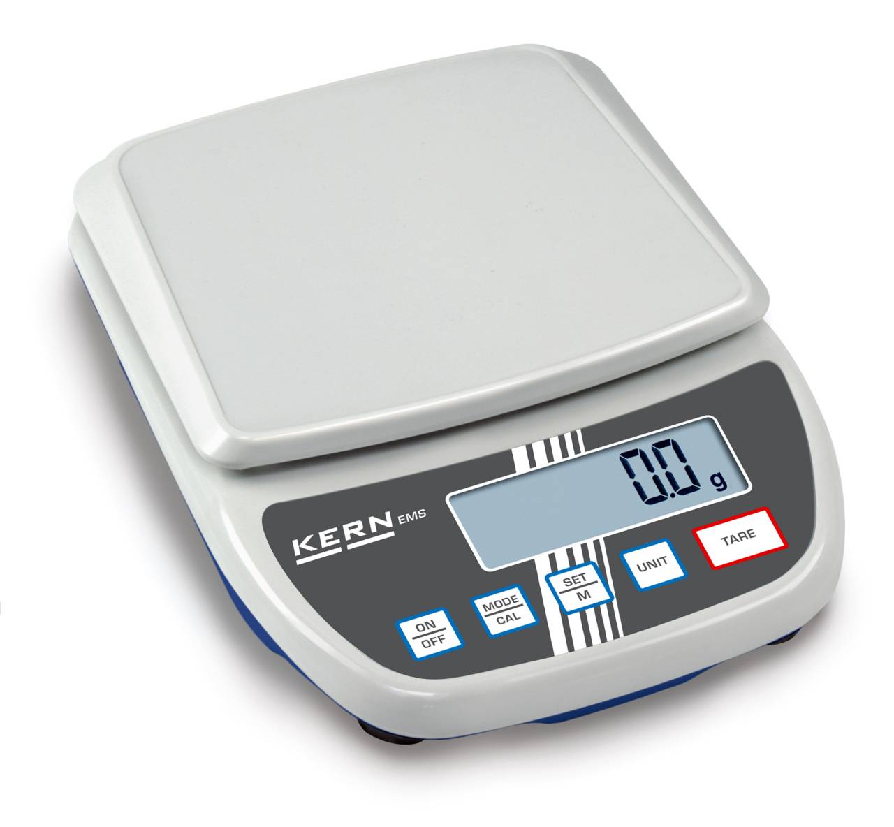 Waage - max. Wägebereich 12 kg - Ablesbarkeit [d] 0,1 g - Reproduzierbarkeit 0,1 g - Linearität +/- 0,3 g - Größe Wägeplatte 175 x 190 mm - klein