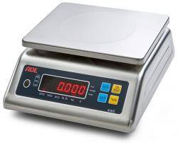 Foodwaage KWE - Meßbereich bis 15kg - komplett Edelstahl