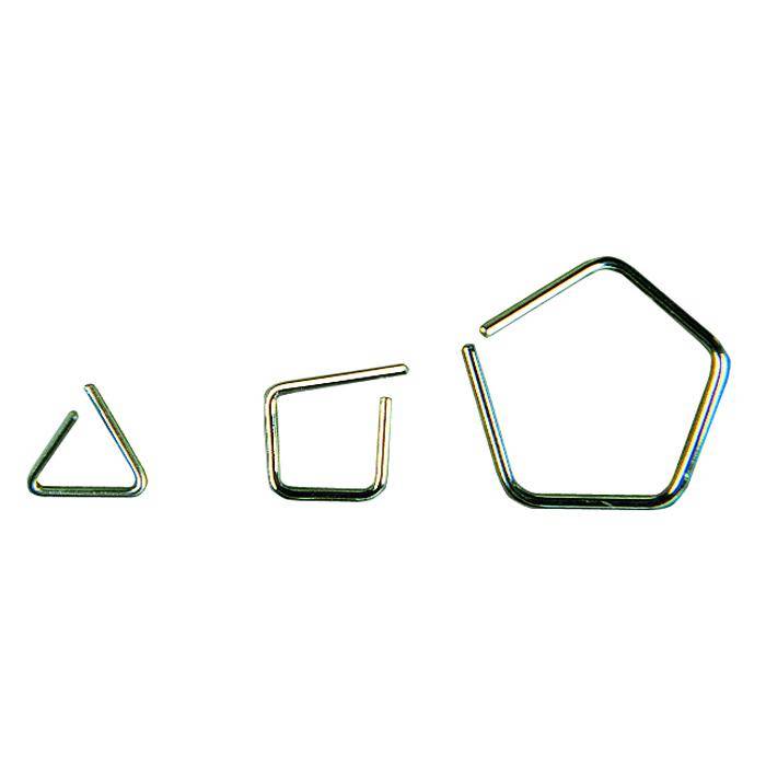 Einzelgewicht E 1 - Drahtform - Ausführung 100 mg - Toleranzbereich +/- 0,005 mg - Material Edelstahl