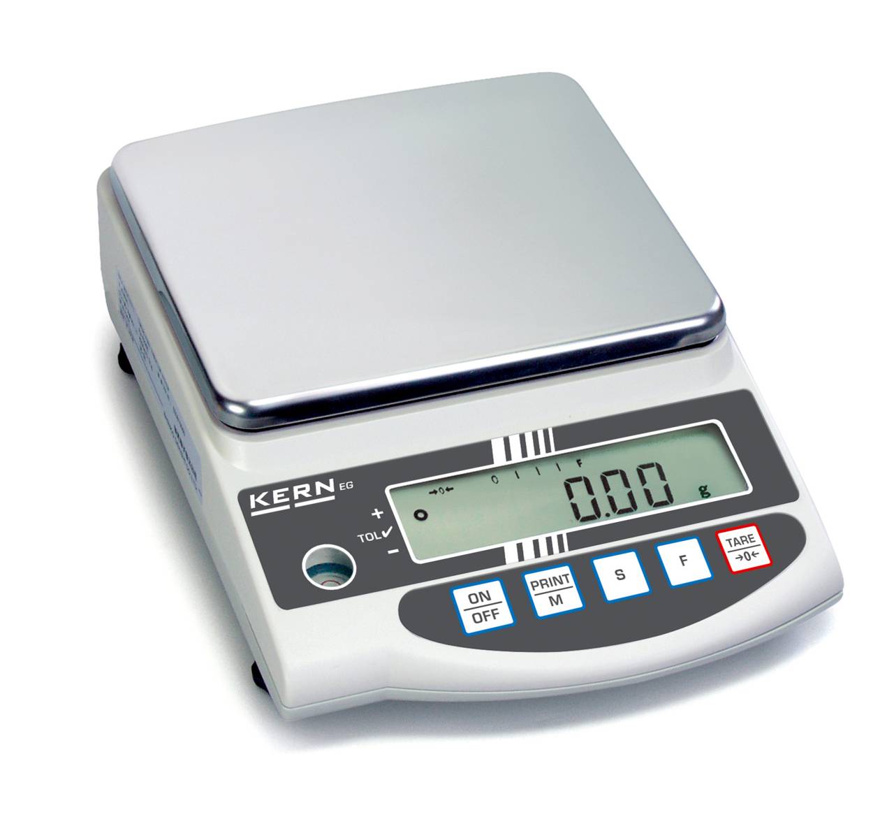Waage - max. Wägebereich 2200 g - Ablesbarkeit [d] 0,01 g - Eichwert [e] 0,1 g - Reproduzierbarkeit 0,01 g - Linearität +/- 0,01 g - Größe Wägepl