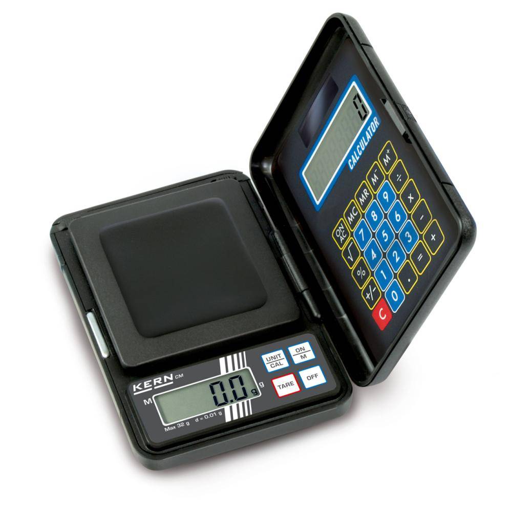 Taschen-Waage - bis 60 g - Ziffernschritt 0,01 g - kalibrierfähig