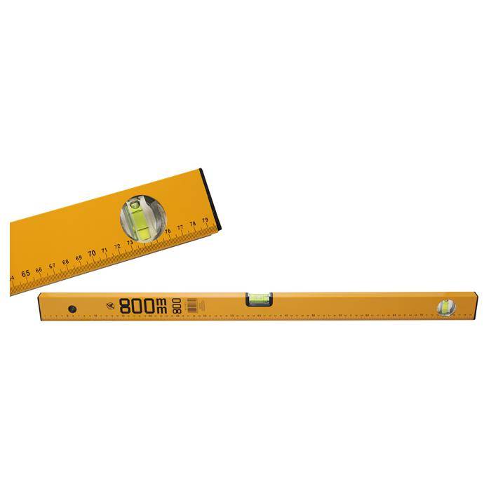 Wasserwaage - mit 1 mm Maßeinteilung - Länge 800 mm