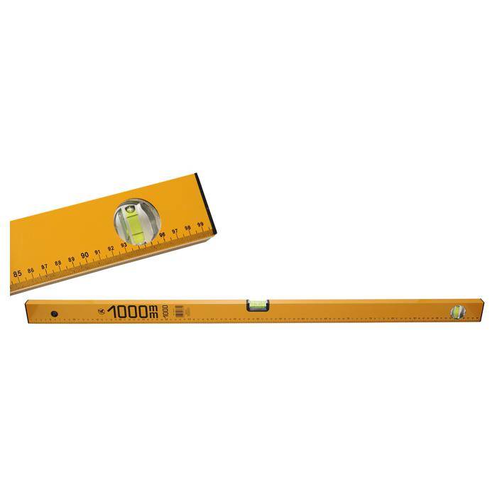 Wasserwaage - mit 1 mm Maßeinteilung - Länge 1000 mm