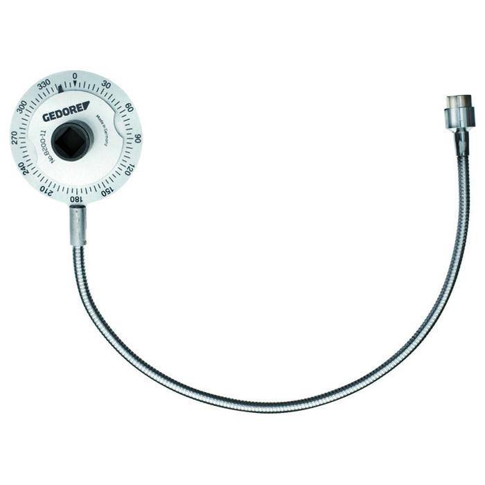 Drehwinkel-Messgerät - 1/2" Vierkant - Rückschwenkwinkel 0 bis 360 Grad