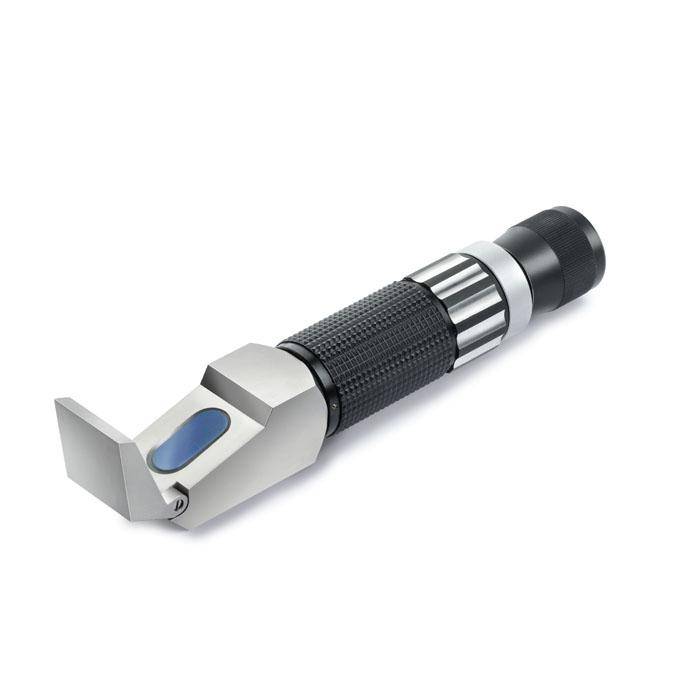 Analoges Refraktometer - extra großer Messbereich - mit Brix-Skala - Messbereich 0 bis 42 %, 42 bis 71 % und 71 bis 90 % - Teilung 0,2 %