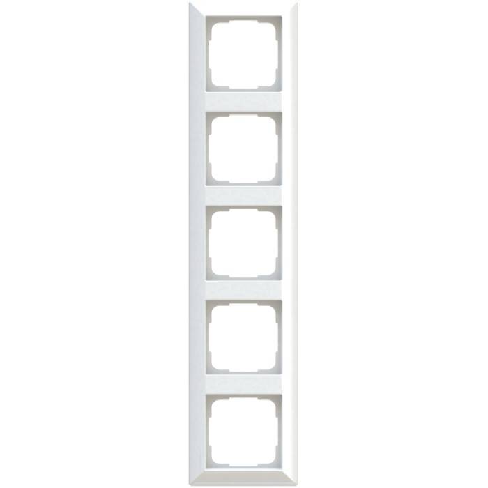 Abdeckrahmen Inform - Farbe polarweiß - 5-fach - Rahmenbreite 82 mm - IP 20