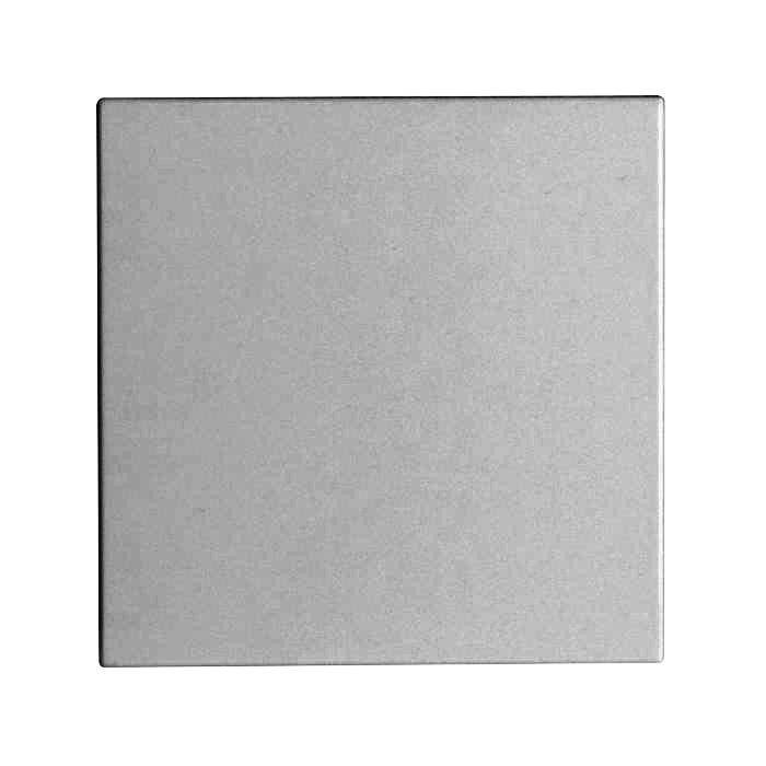 Flächenwippe 55 - ohne Linse - für Schalter und Taster - Farbe alu-silber-seidenglanz