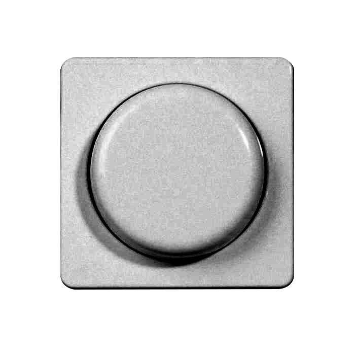 Abdeckung für Tastgeräte Opus 55 - ohne Linse - Farbe alu-silber-seidenglanz
