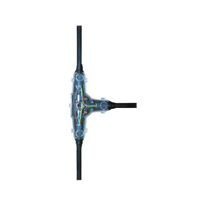 Abzweigmuffe - Querschnitt 5 x 6 mm² - Baureihe T1 - Kabel-Ø max. 9-22 mm