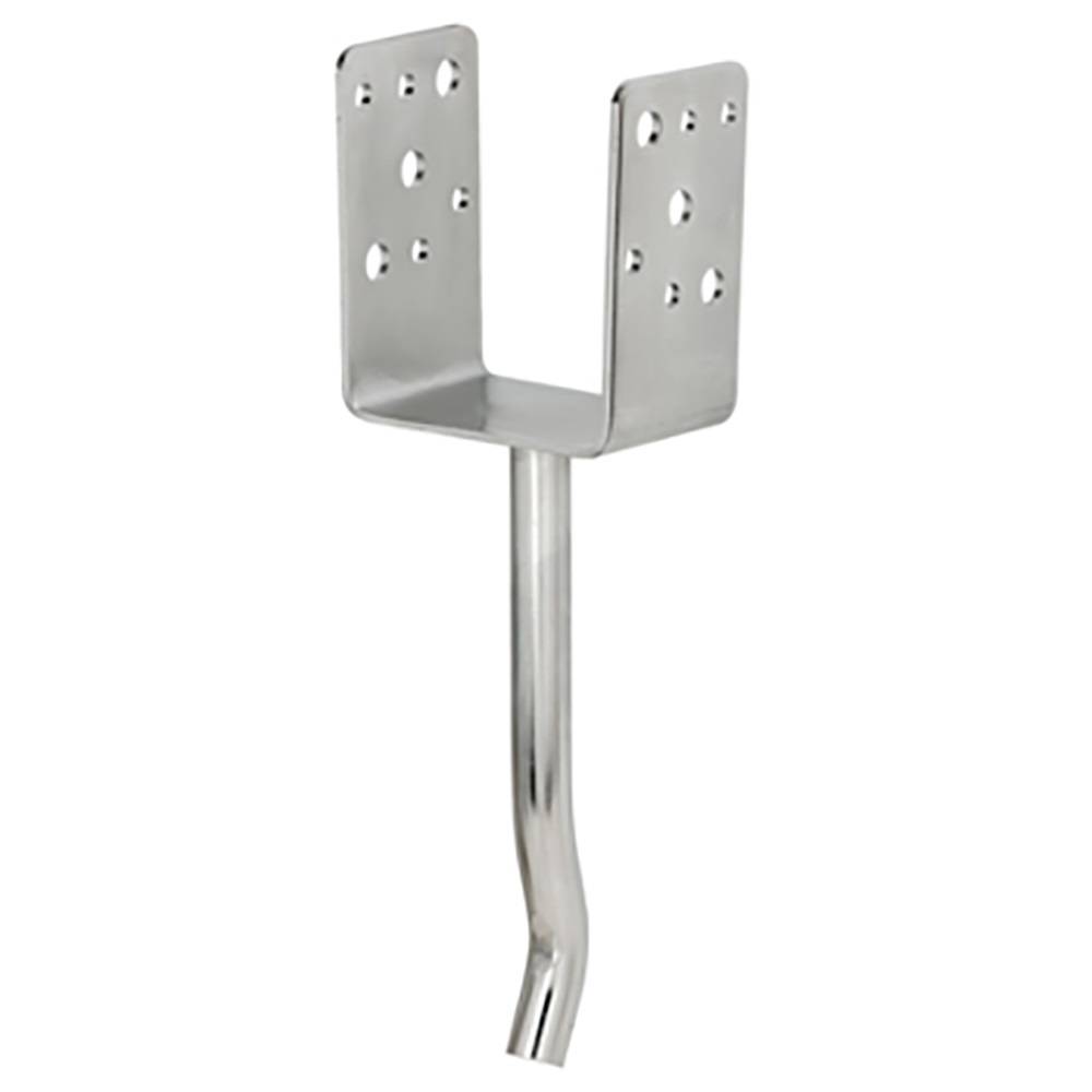 U-Stützenschuh - Edelstahl (V2A) - 81 x 65 x 110 x 310 mm - schwer - U-Form - Preis per Stück
