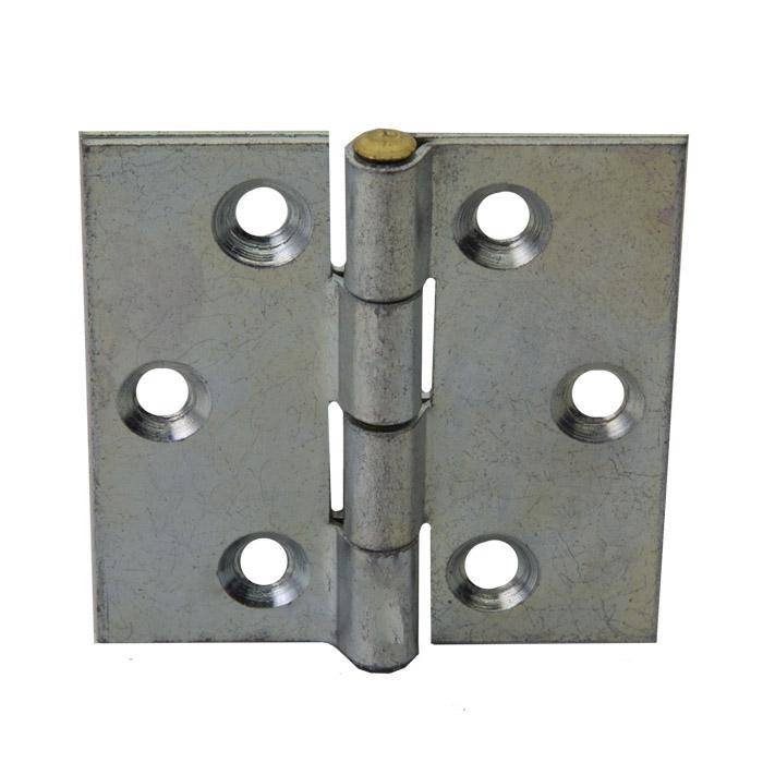 Schlosser-Scharnier - 40x40x2,4 mm - 20 Stück - geschlagen - stark - verzinkt - Preis per VE