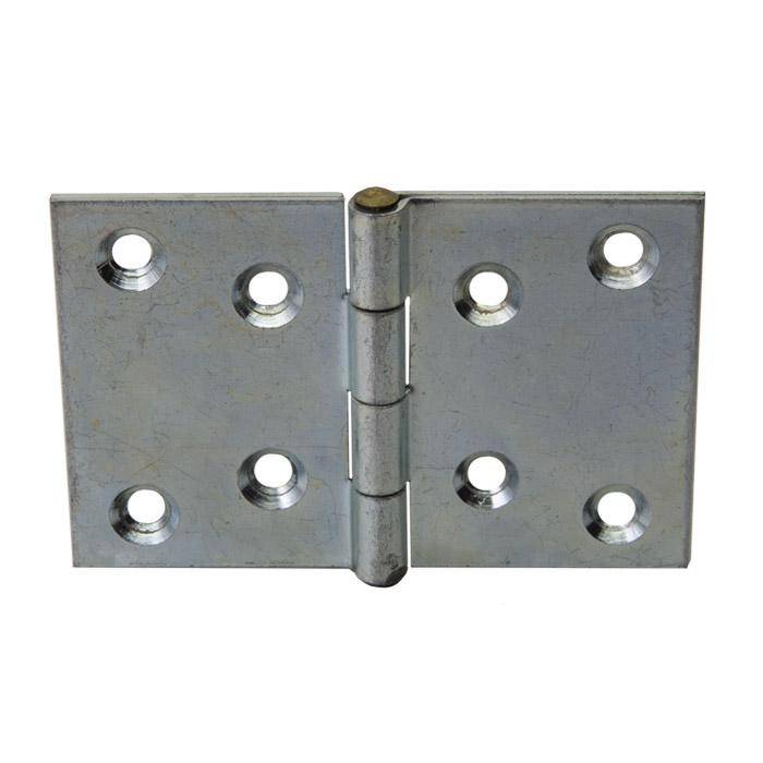 Schlosser-Scharnier - geschlagen - 80x120x3,4 mm - 20 Stück - stark - breit - verzinkt - Preis per VE