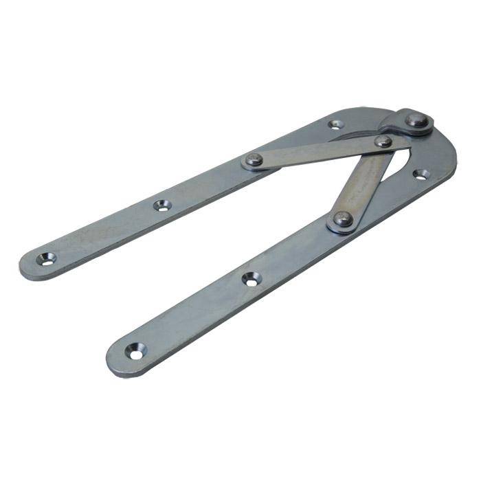 Leiterband - 250 x 21 mm - gebogen - mit Feststeller - verzinkt